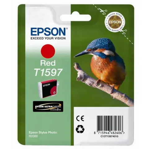 Tusz EPSON C13T15974010 - czerwony, 17ml