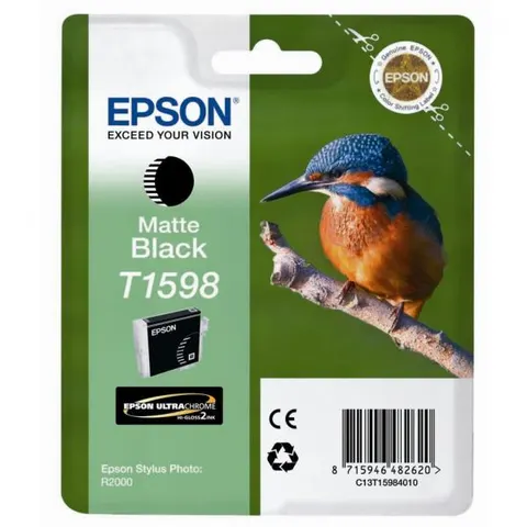 Tusz EPSON C13T15984010 - matowy czarny, 17ml