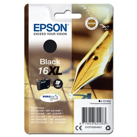 Tusz EPSON T163140 - czarny, 12,9ml