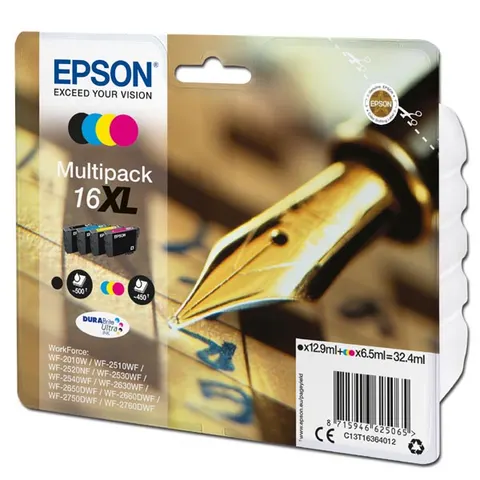 Tusz EPSON T163640 - CMYK, 12,9ml