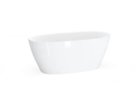 RUVETTI - WANNA WOLNOSTOJĄCA DOLOMITOWA KINGA 150 cm + SYFON + KOREK KLIK-KLAK