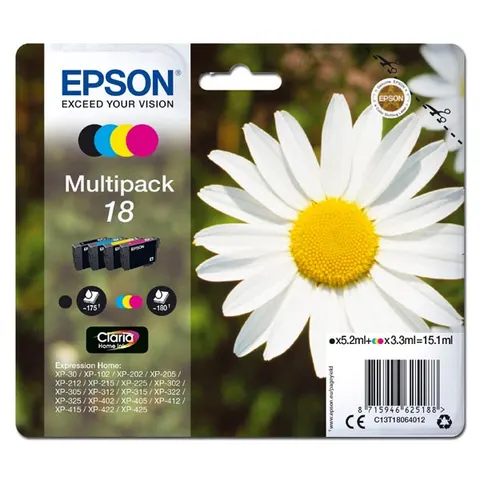 Tusz EPSON T180640 - CMYK, 5,2ml