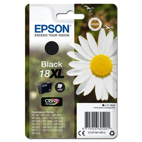 Tusz EPSON T181140 - czarny, 11,5ml