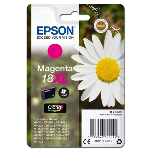 Tusz EPSON T181340 - magenta, 6,6ml
