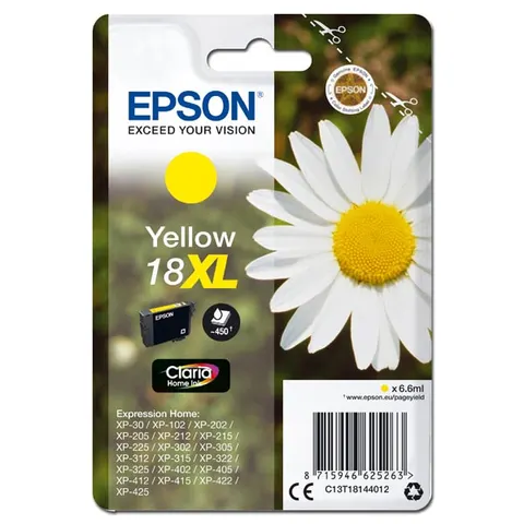 Tusz EPSON T181440 - żółty, 6,6ml