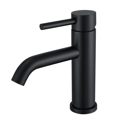 RUVETTI - Bateria umywalkowa KITI MINI – Czarna stal 176 mm