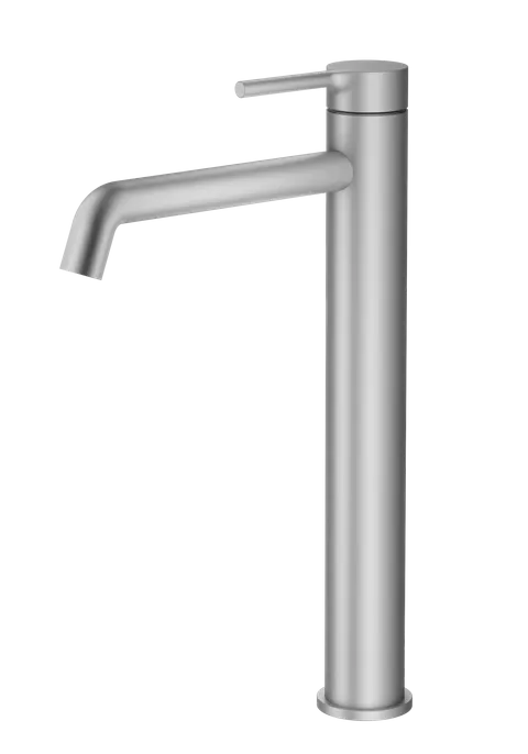RUVETTI - Bateria umywalkowa RITA MAXI – stal szczotkowana wysokość 325 mm