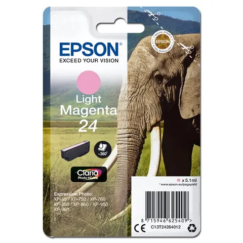 Tusz EPSON T2426 - jasny magenta, 5,1ml