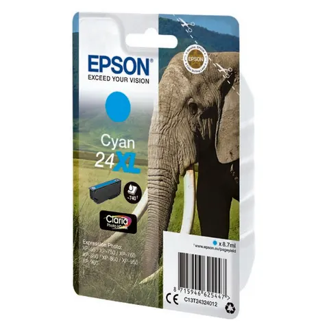 Tusz EPSON T2432 - cyan, 8,7ml