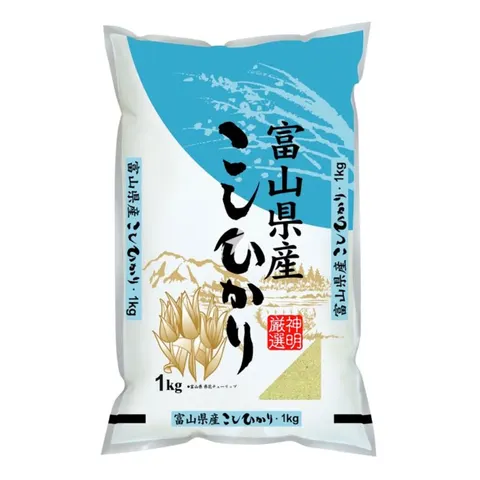 Koshihikari ryż biały Japoński z prefektury Toyama - 1kg