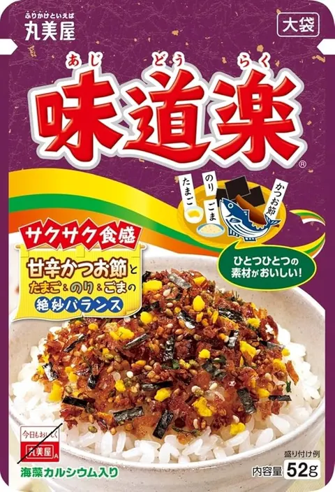 Marumiya Furikake przyprawa do ryżu Ajidoraku, 25g
