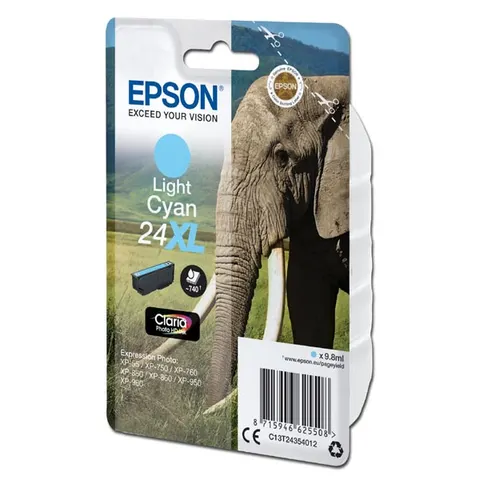 Tusz EPSON T2435 - jasny cyan, 9,8ml