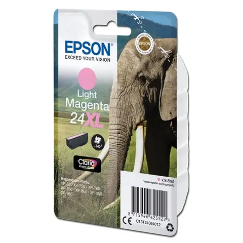 Tusz EPSON T2436 - jasny magenta, 9,8ml