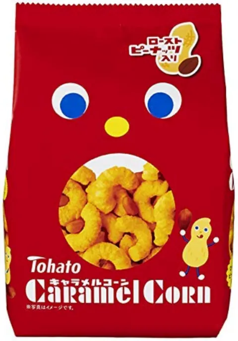 Tohato chrupki kukurydziane o smaku karmelowym, 80g