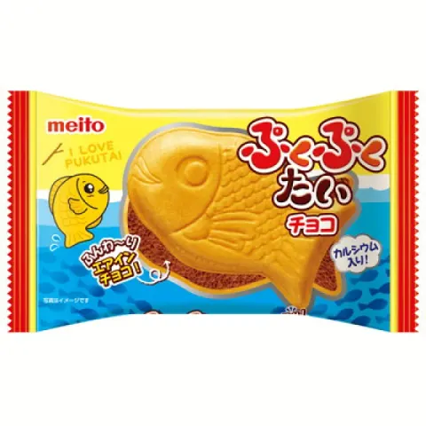 Meito Puku Tai wafelek nadziewany czekoladą, 16.5g