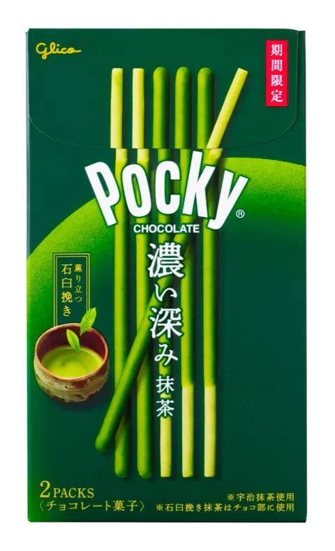 Glico Pocky w polewie z zieloną herbatą Matcha, 61.6g