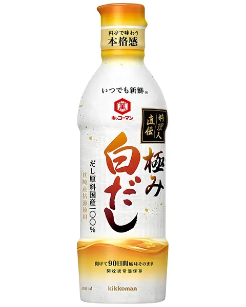 Kikkoman Świeży biały bulion Shiro Dashi, 450ml