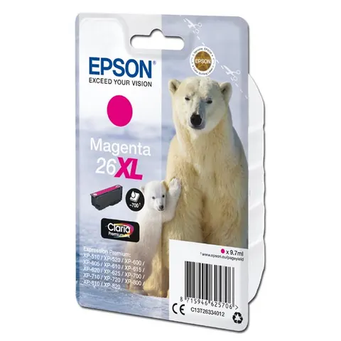 Tusz EPSON T263340 - magenta, 9,7ml
