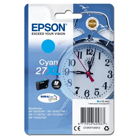 Tusz EPSON 27XL - cyan, 10,4ml