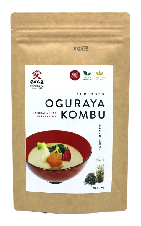 Oguraya wegański bulion Dashi z wodorostów Kombu, 30g
