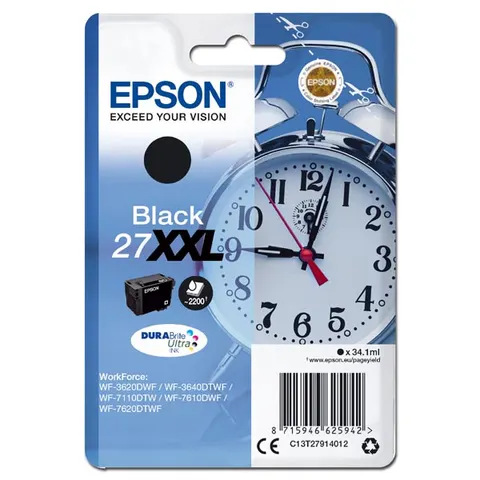 Tusz EPSON 27XXL - czarny, 34,1ml