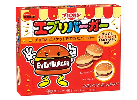 Bourbon ciastka mini-burgery czekoladowe Every Burger, 66g