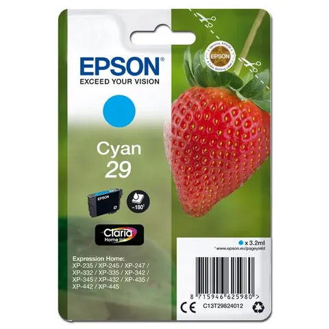 Tusz EPSON T29 - cyan, 3,2ml