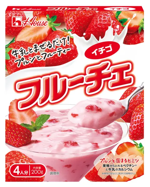 House Fruiche mleczny deser truskawkowy, 200g