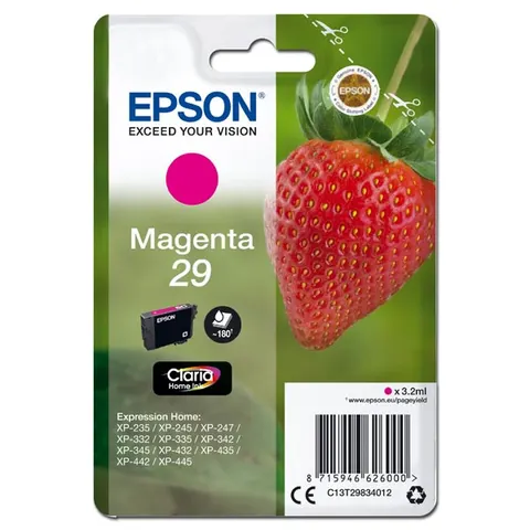 Tusz EPSON T29 - magenta, 3,2ml