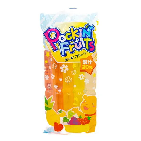 Marugo Pockin Fruits przekąska do zamrażania z sokiem owocowym, 8x60ml