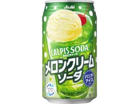 Asahi Calpis soda probiotyczny napój kremowy melon, 350ml