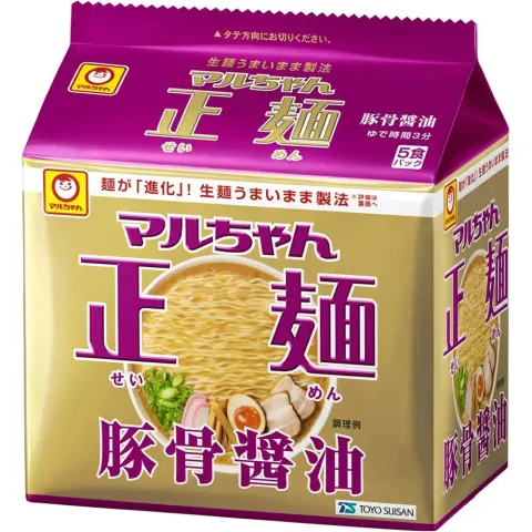 Maruchan Ramen instant o smaku Tonkotsu z sosem sojowym, 5x101g