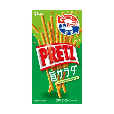 Glico Pretz Salad chrupiące paluszki o smaku warzywnym, 69g