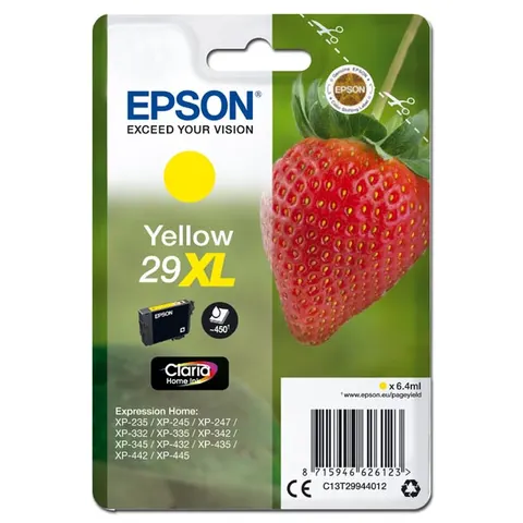 Tusz EPSON T29XL - żółty, 6,4ml