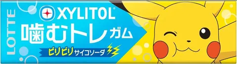 Lotte Pokémon gumy o smaku sody z ksylitolem, 40g