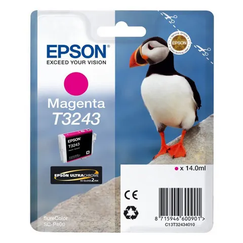 Tusz EPSON C13T32434010 - magenta, 14ml