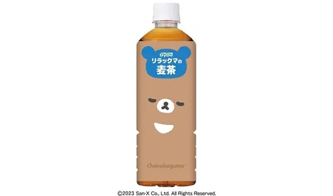 DyDo Herbata jęczmienna Mugicha w butelce Rilakkuma, 600ml