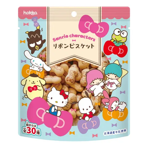 Hokka ciasteczka kokardki z postaciami Sanrio, 50g