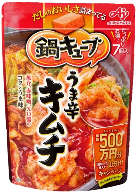 Ajinomoto Nabe Cube baza do hot pot o smaku kimchi, 66g