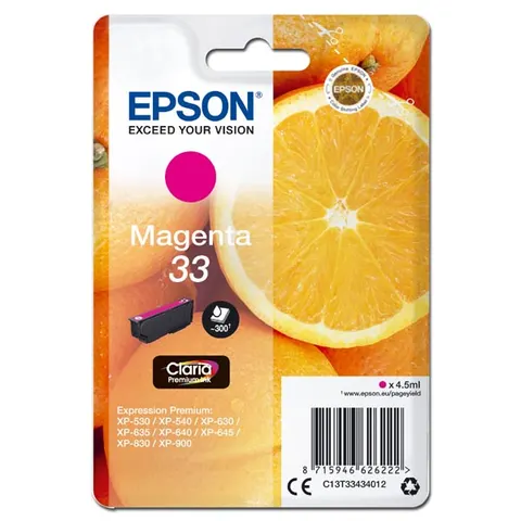 Tusz EPSON T33 - magenta, 4,5ml