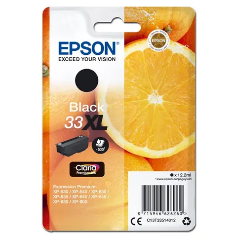 Tusz EPSON T33XL - czarny, 12,2ml