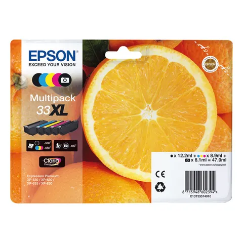 Tusz EPSON T33XL - CMYK, 8,1ml