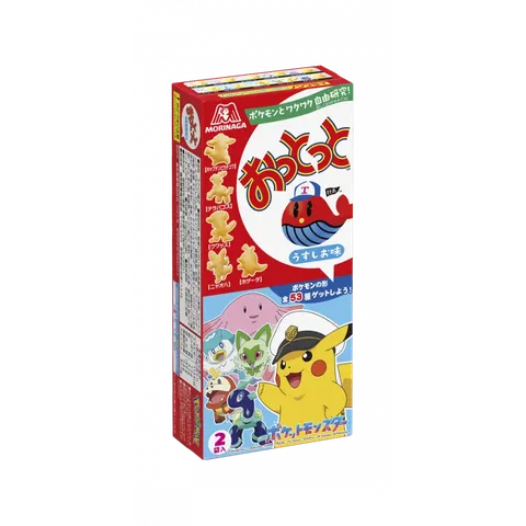 Morinaga Ottotto chrupki lekko solone w kształcie Pokémonów, 52.2 g