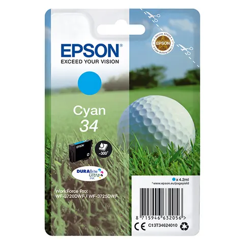 Tusz EPSON T346240 - cyan, 4,2ml