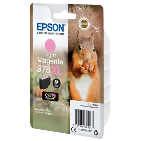Tusz EPSON C13T37964010 - jasny magenta, 10,3ml