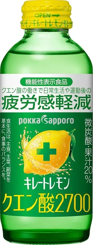 Pokka Sapporo Chelate Lemon regenerujący napój z witaminą C i kwasem cytrynowym, 155ml
