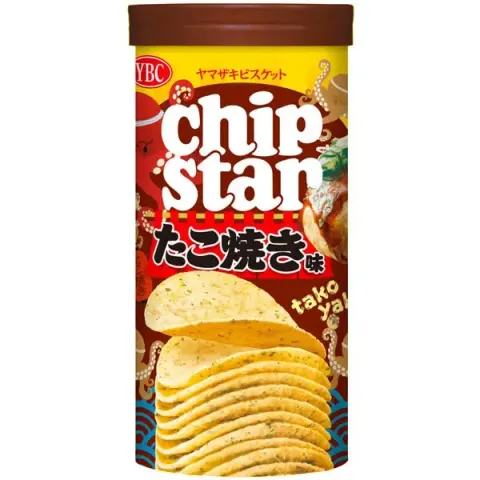 YBC Chip Star chipsy o smaku takoyaki, 45g
