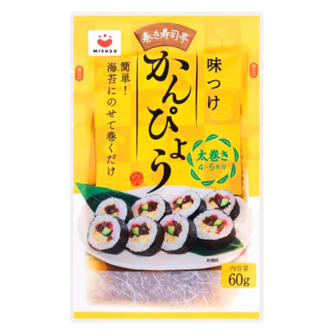 Misuzu marynowana tykwa Kanpyo, 60g