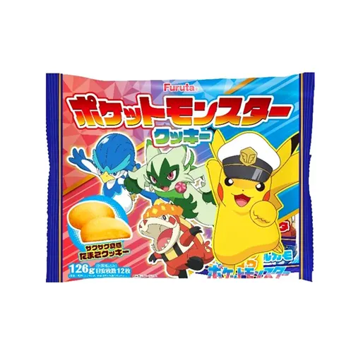 Furuta ciasteczka z postaciami Pokemon, 126g