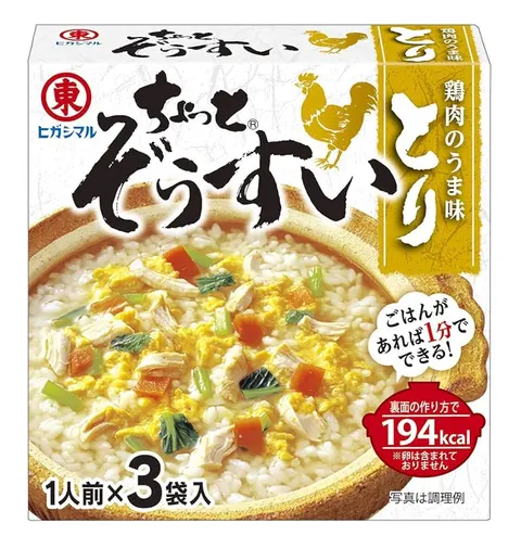 Higashimaru baza z kurczakiem do dania Zosui, 3 szt. x 6g